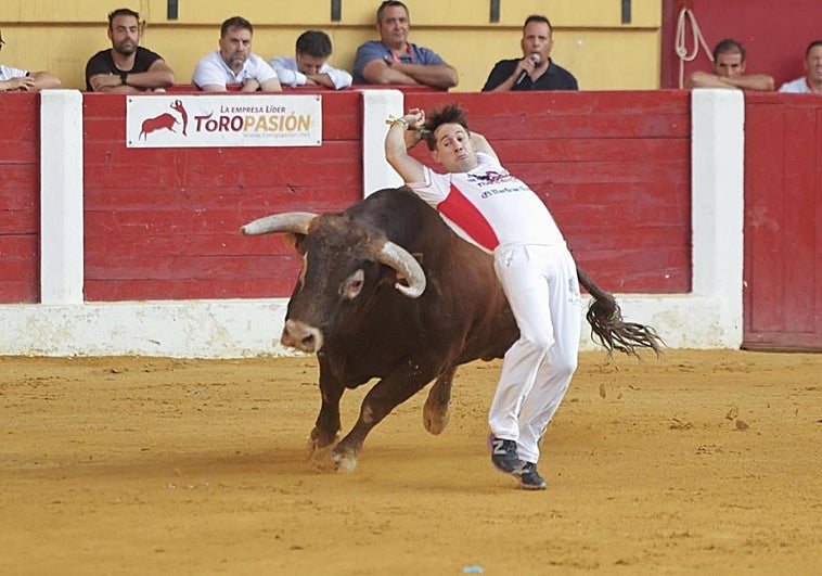 Dani Alonso durante su intervención en la final.