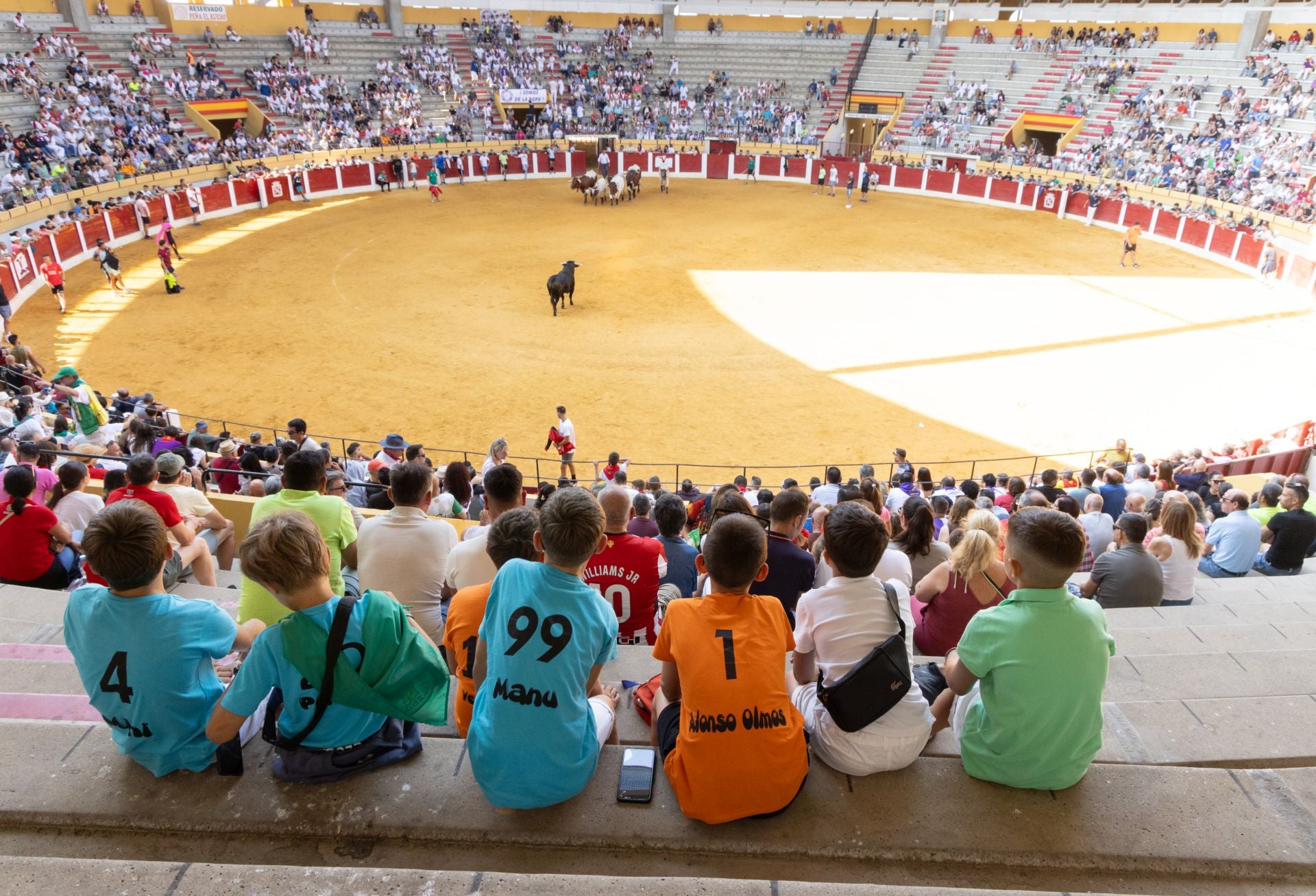 Encierro y probadilla en las fiestas de Íscar