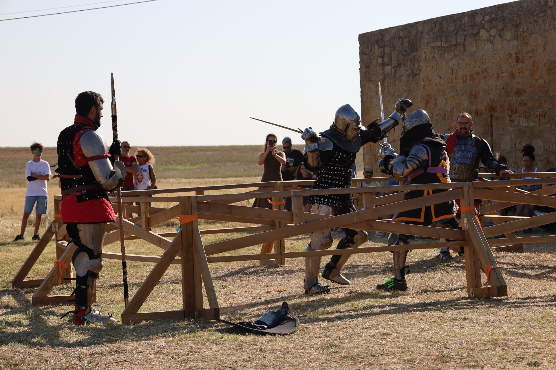 Conoce la lucha medieval Vía Aquitania de Osorno