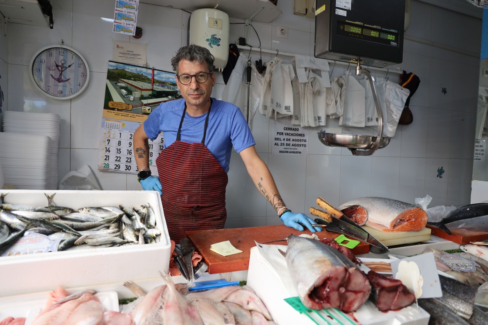 José Manuel Molleda Nieto, dueño de Pescados y Mariscos Manu.