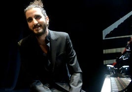 El pianista Jorge Bedoya en el Auditorio Municipal de Tudela de Duero.