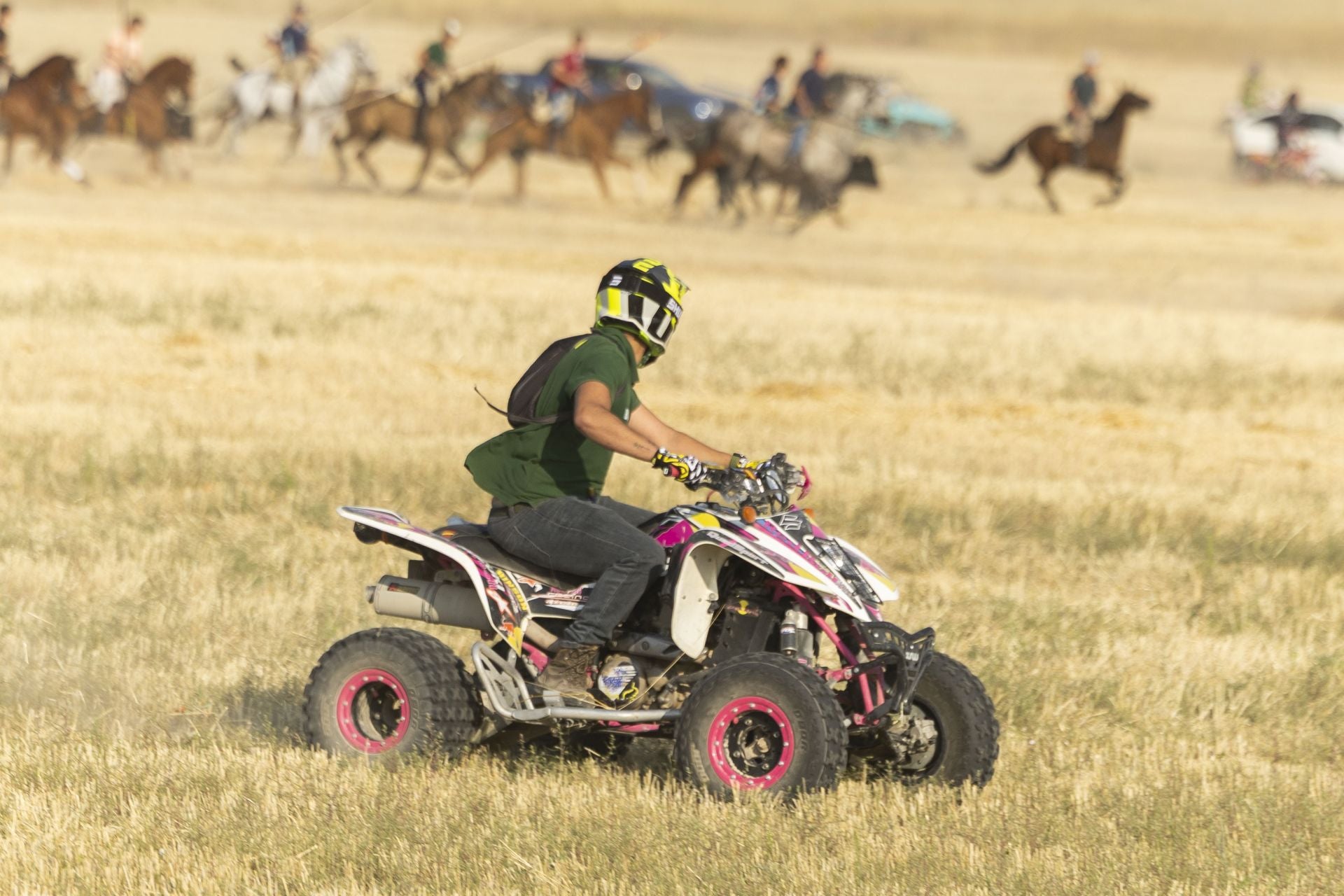 Las imágenes del encierro mixto de Íscar