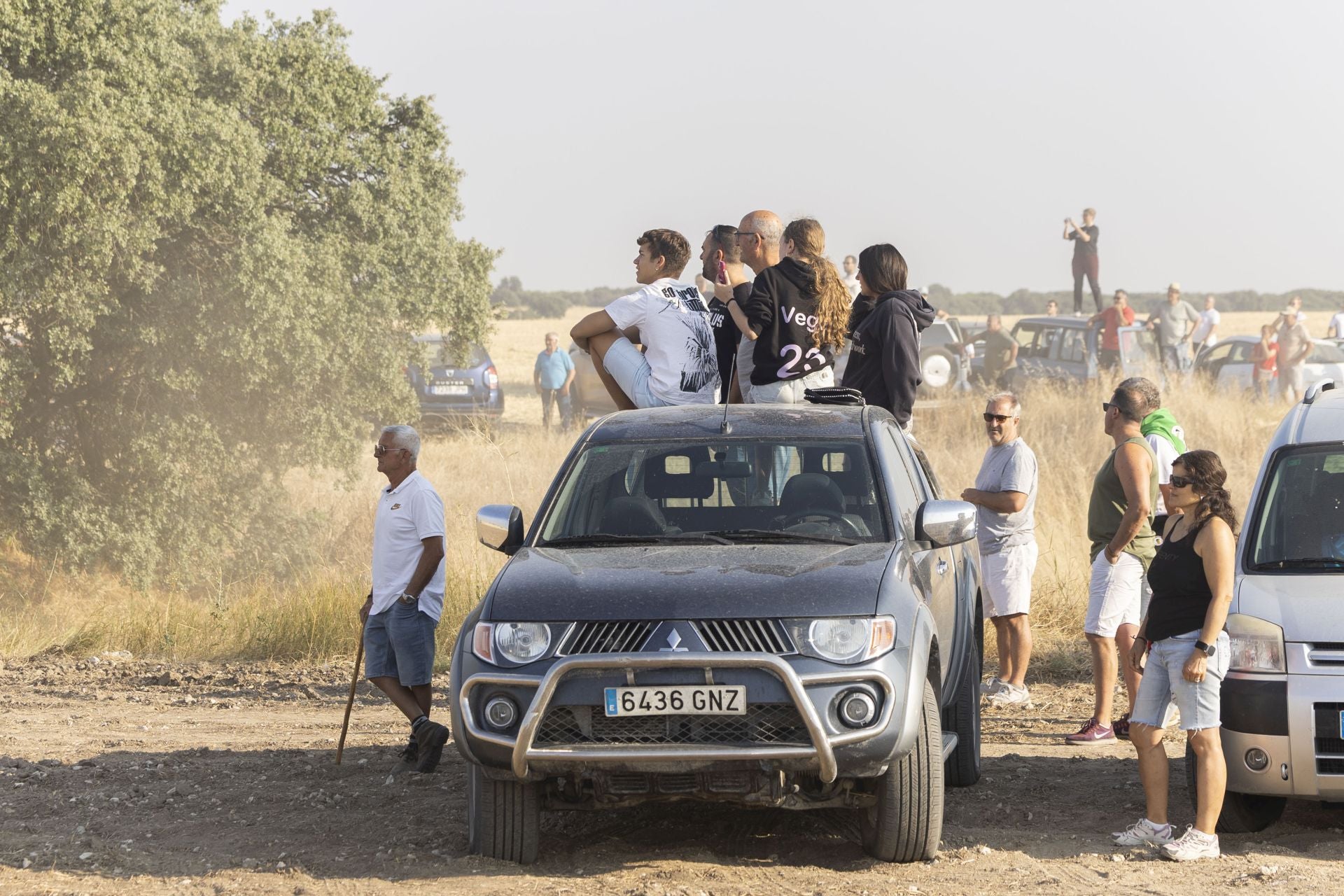 Las imágenes del encierro mixto de Íscar