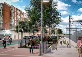 Infografía del futuro túnel entre las calles Unión y Pelícano.