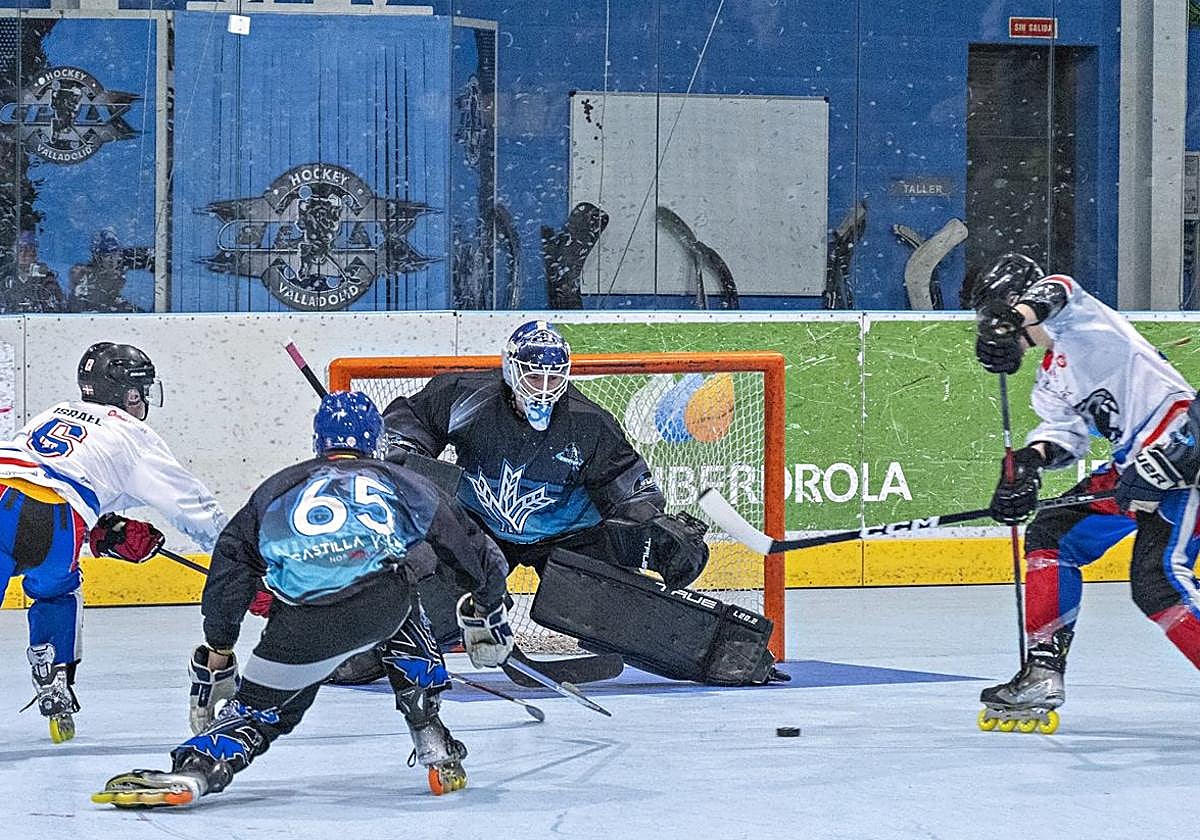El Caja Rural CPLV en un partido ante el Metropolitano en Canterac.