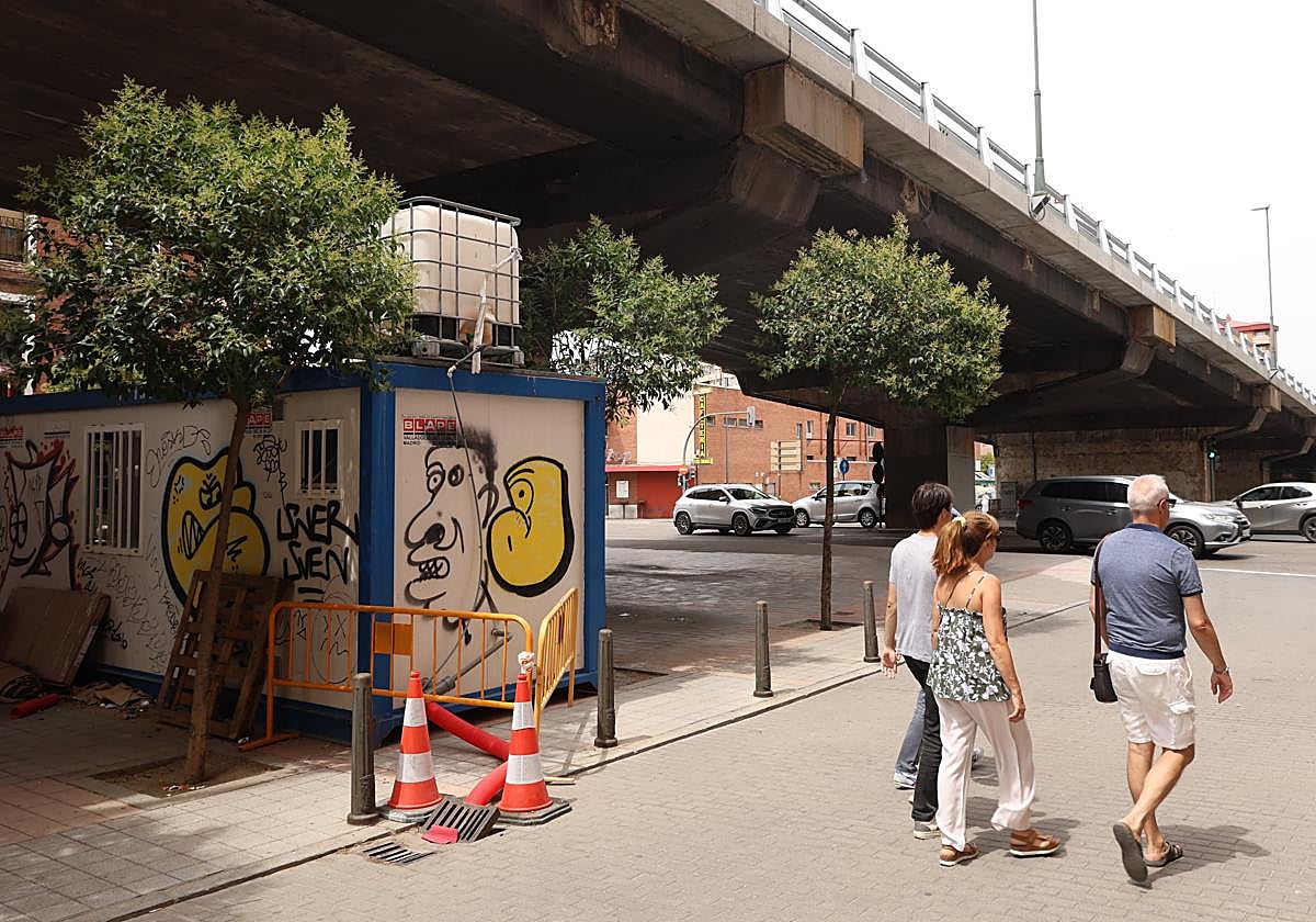Los pasos inferiores de Arco de Ladrillo, abiertos al tráfico este miércoles.