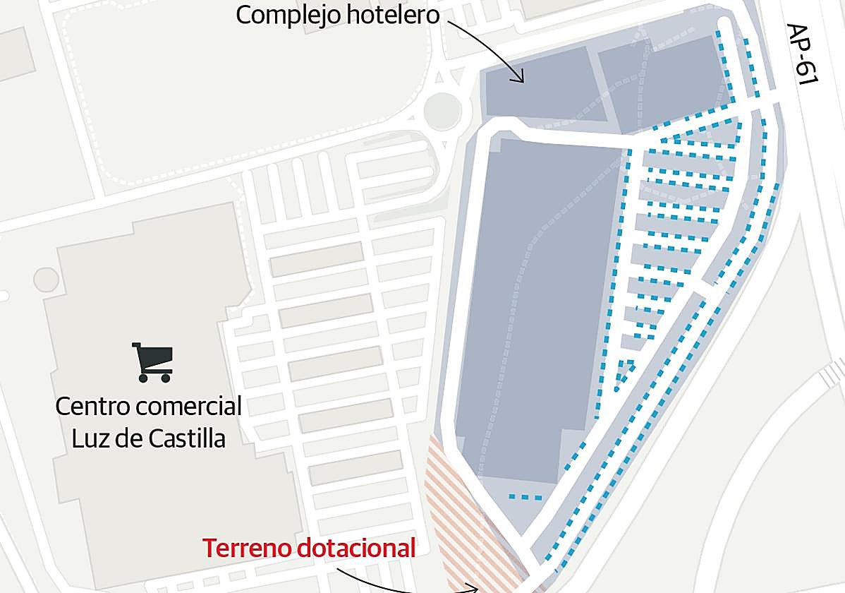 Plano del futuro sector de la SG-20.