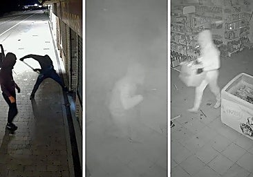 Mazas, destornilladores y el cesto del pan para saquear estancos de Burgos en tres minutos