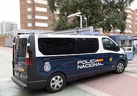Furgón de la Policía Nacional, en imagen de archivo.