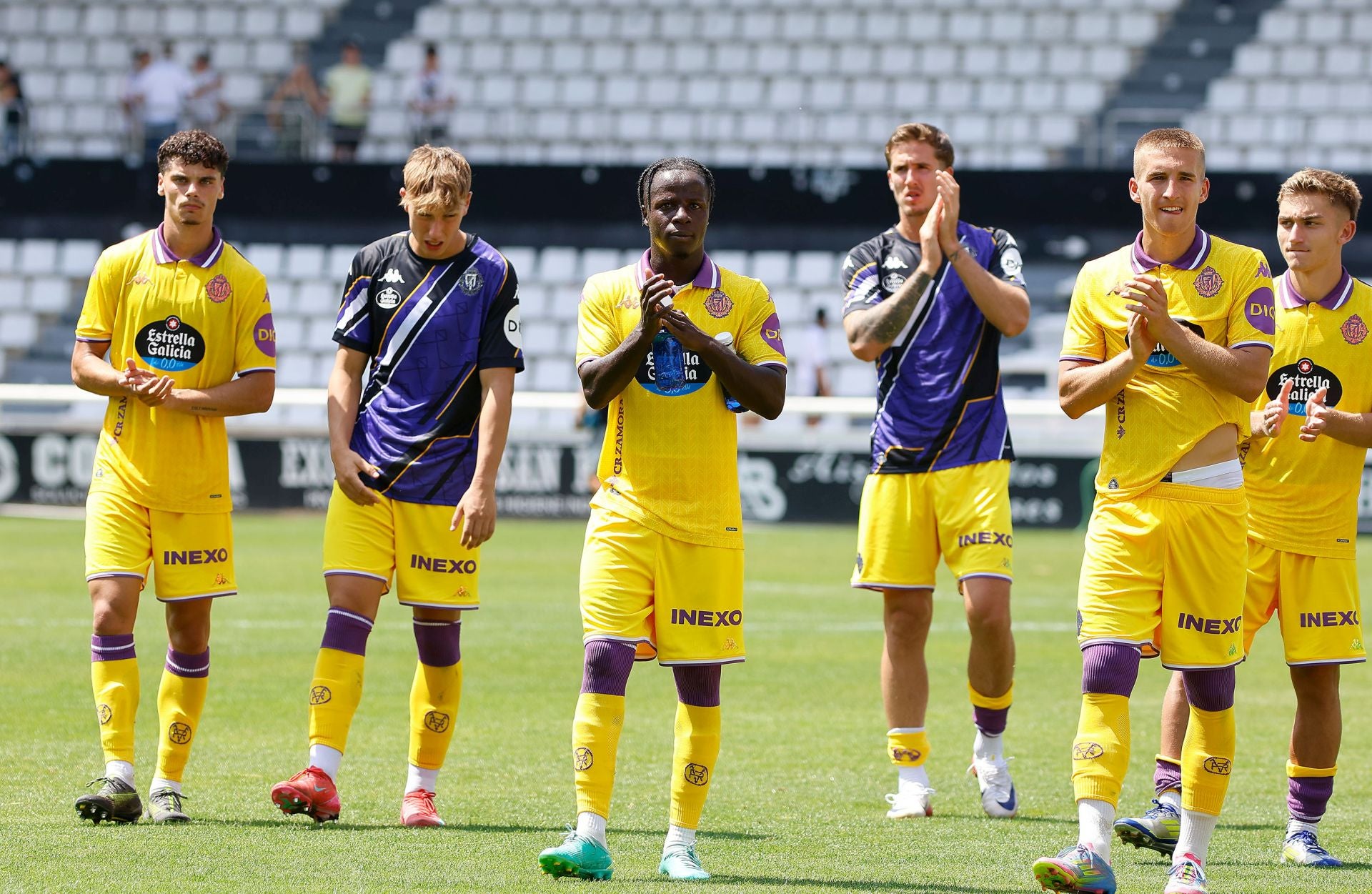 El partido del Real Valladolid contra el Burgos, en imágenes