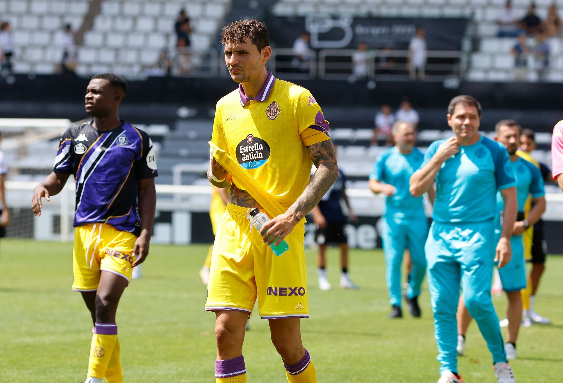 El partido del Real Valladolid contra el Burgos, en imágenes