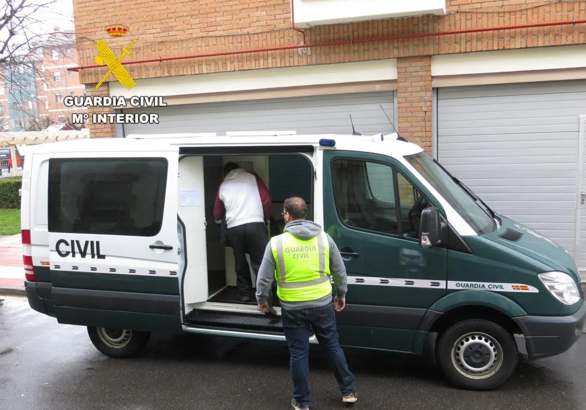 Imagen del momento de la detención.