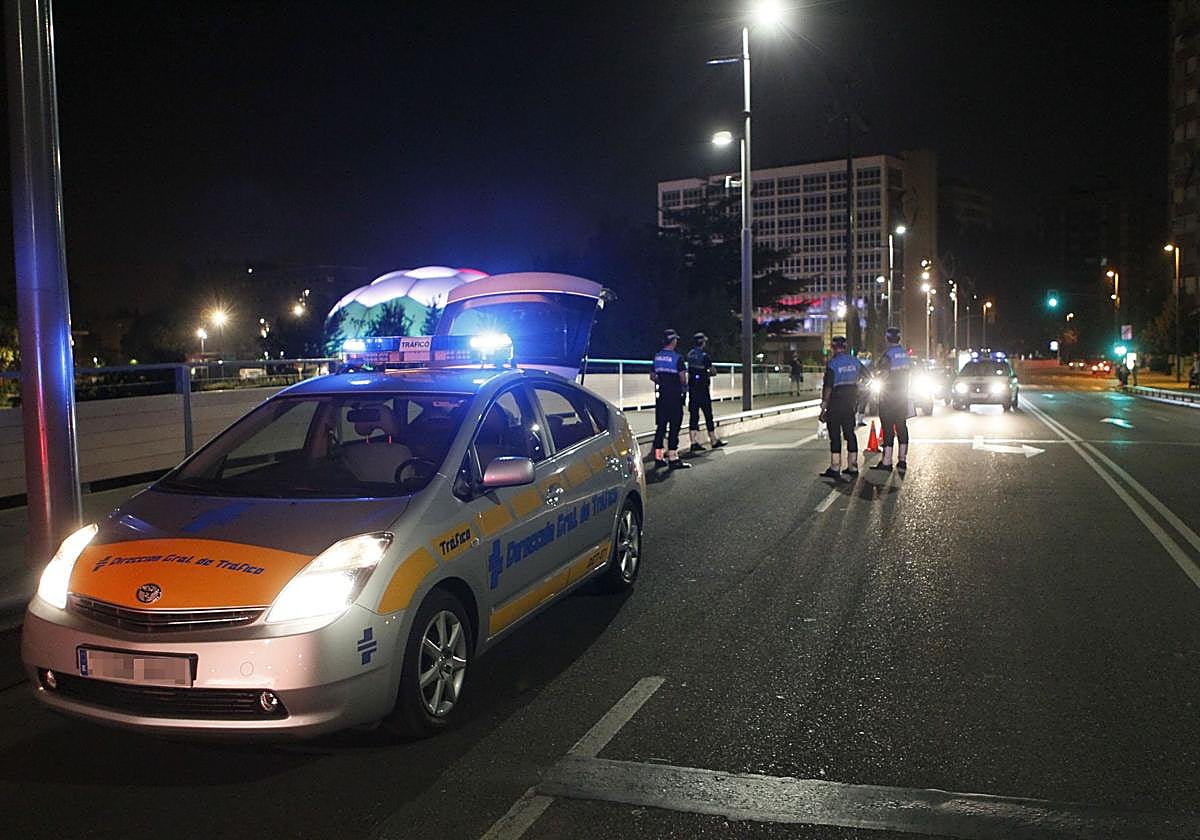 Imagen de archivo de un control en Valladolid.
