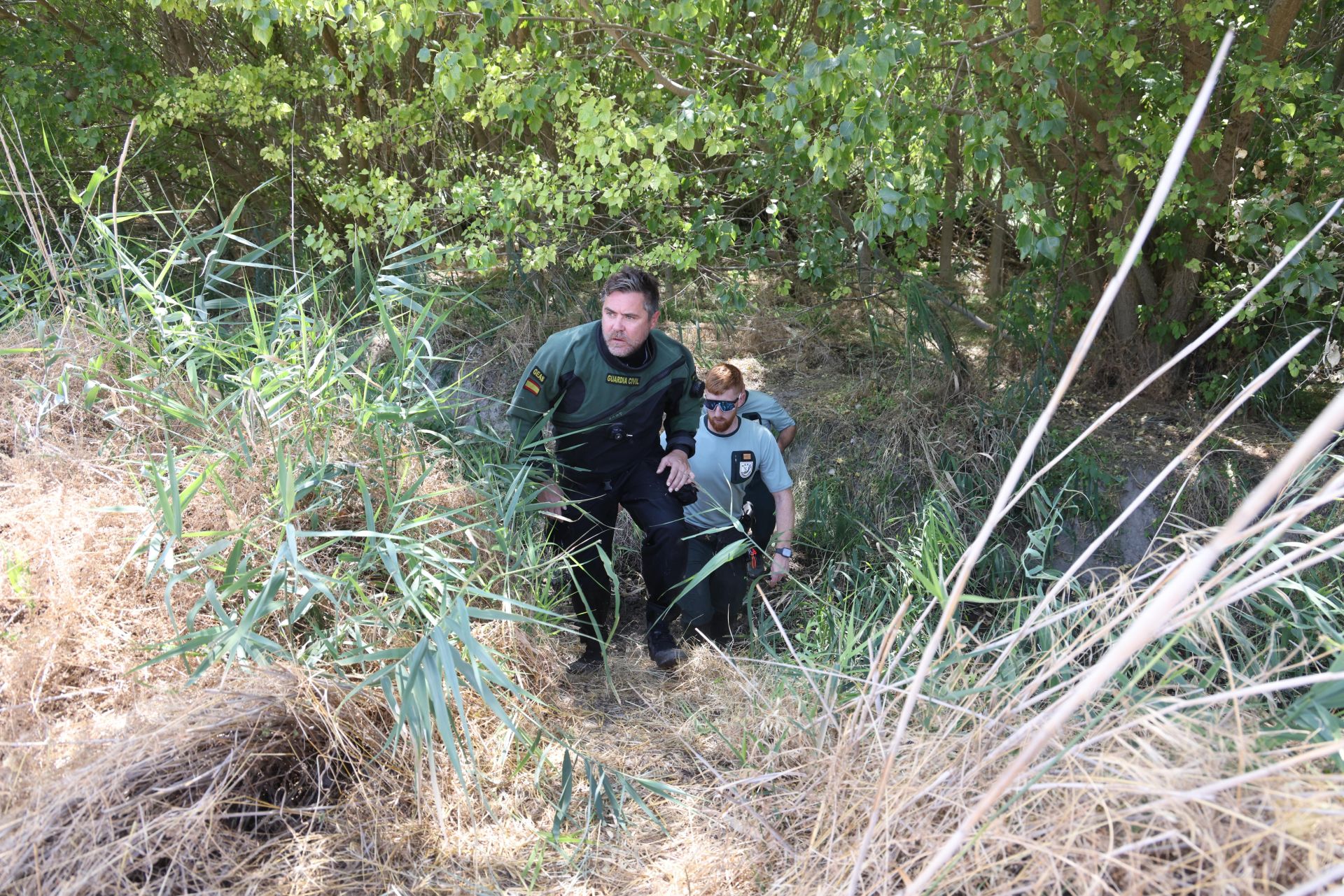 La búsqueda del desaparecido en Camporredondo, en imágenes