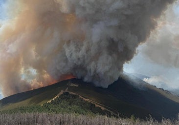 Ocho brigadistas heridos en el incendio de Fasgar: «Quiero buscar responsables»