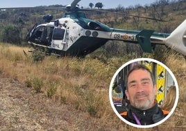 El motorista fallecido, Goyo Basante, ha sido localizado este domingo a la altura del término municipal de Pueblica de Valverde.