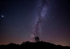 La lluvia de estrellas, en una imagen de archivo.