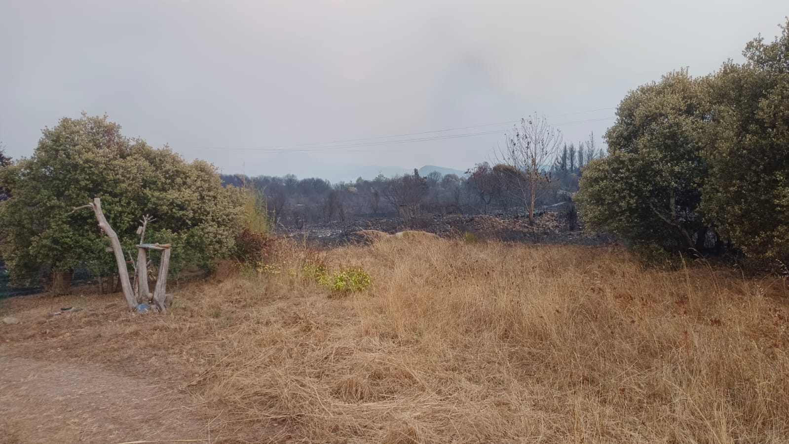 Las imágenes del incendio en Las Médulas