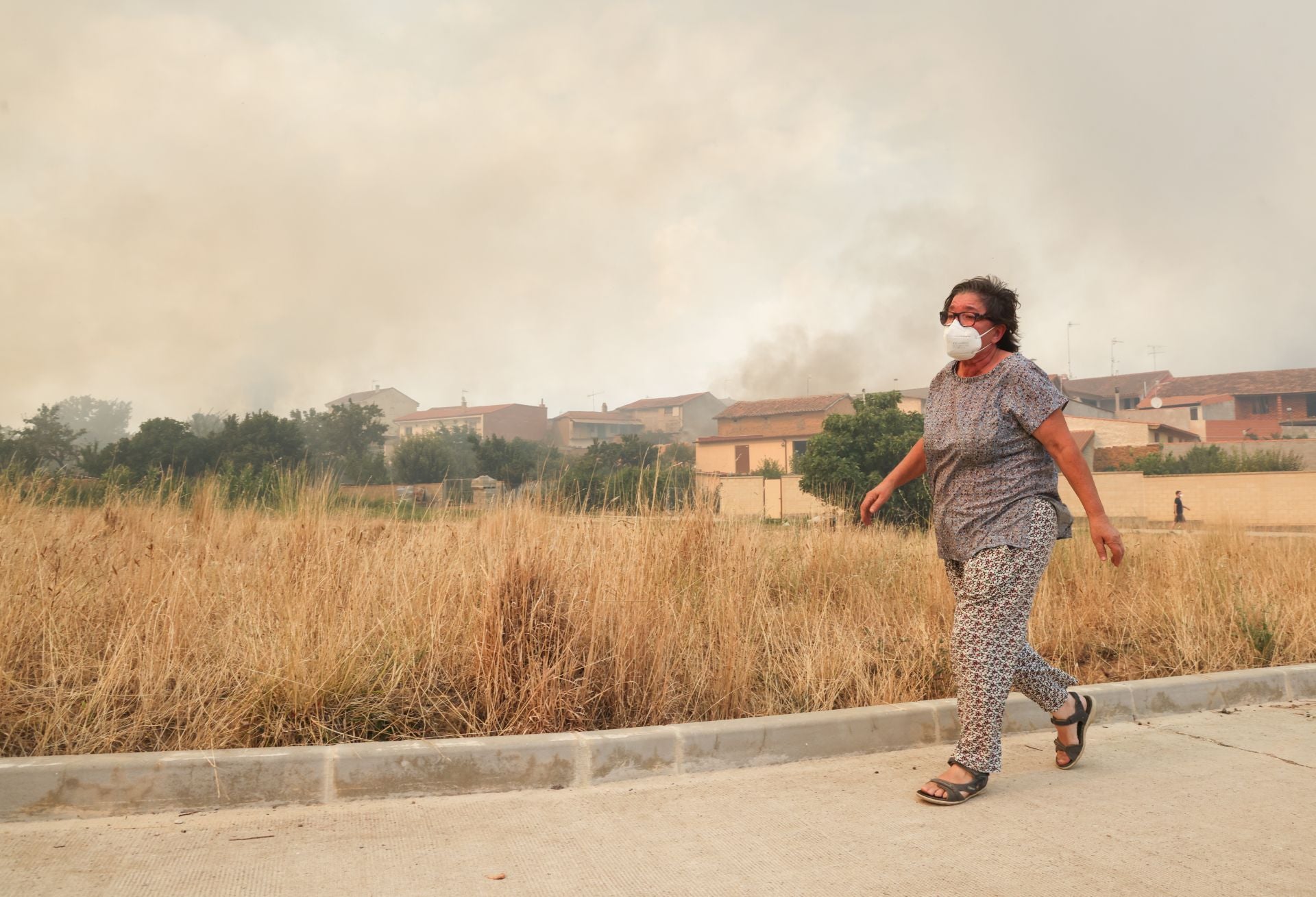 El incendio de Congosta, en imágenes