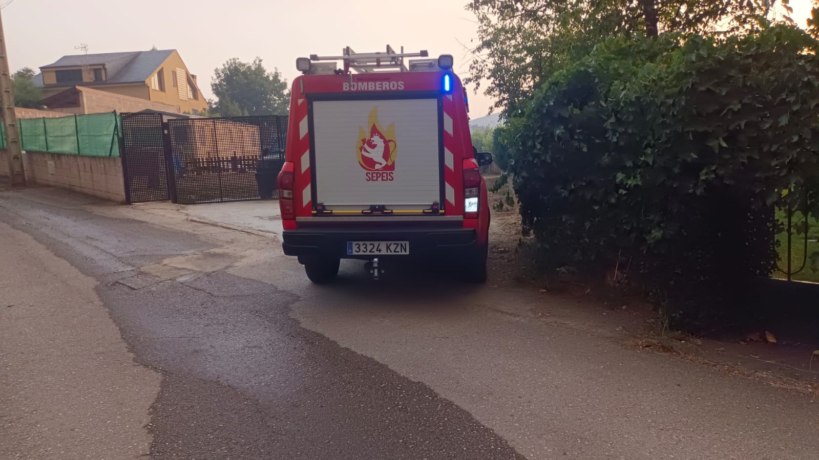 Las imágenes del incendio en Las Médulas