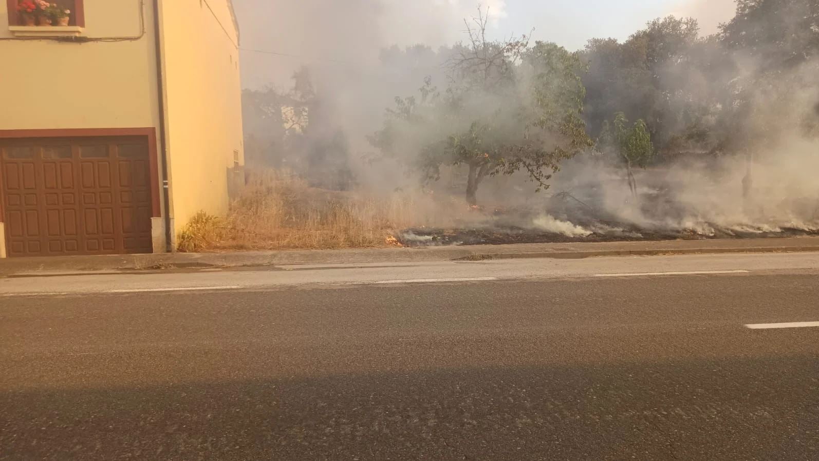 Las imágenes del incendio en Las Médulas