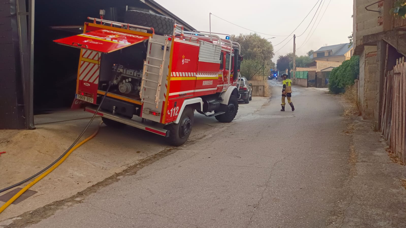 Las imágenes del incendio en Las Médulas