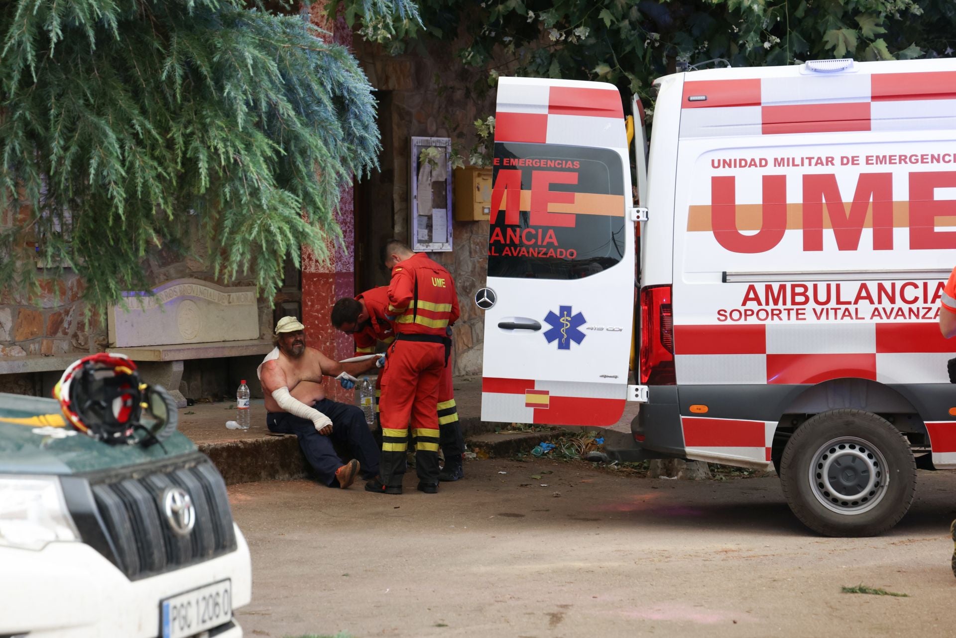 El incendio se descontrola hacia Abejera