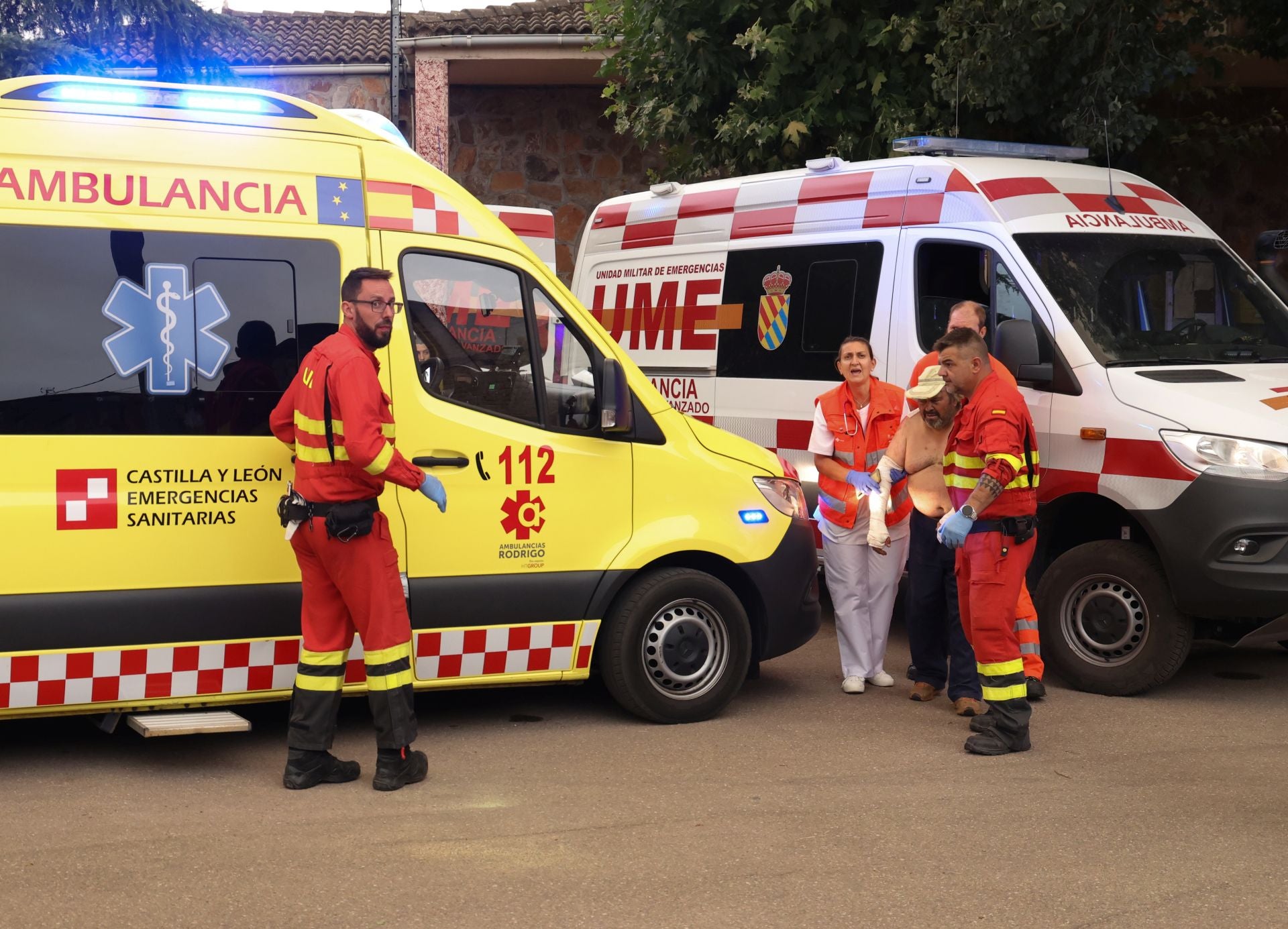 El incendio se descontrola hacia Abejera