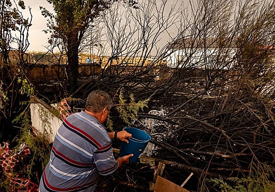 Incendio en la localidad de la Fuente de San Esteban, Salamanca