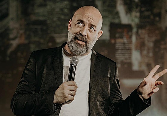 Goyo Jiménez, durante uno de los sus monólogos.