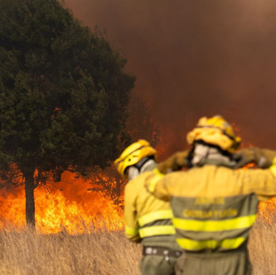 Así son los grandes incendios que calcinan León y El Bierzo