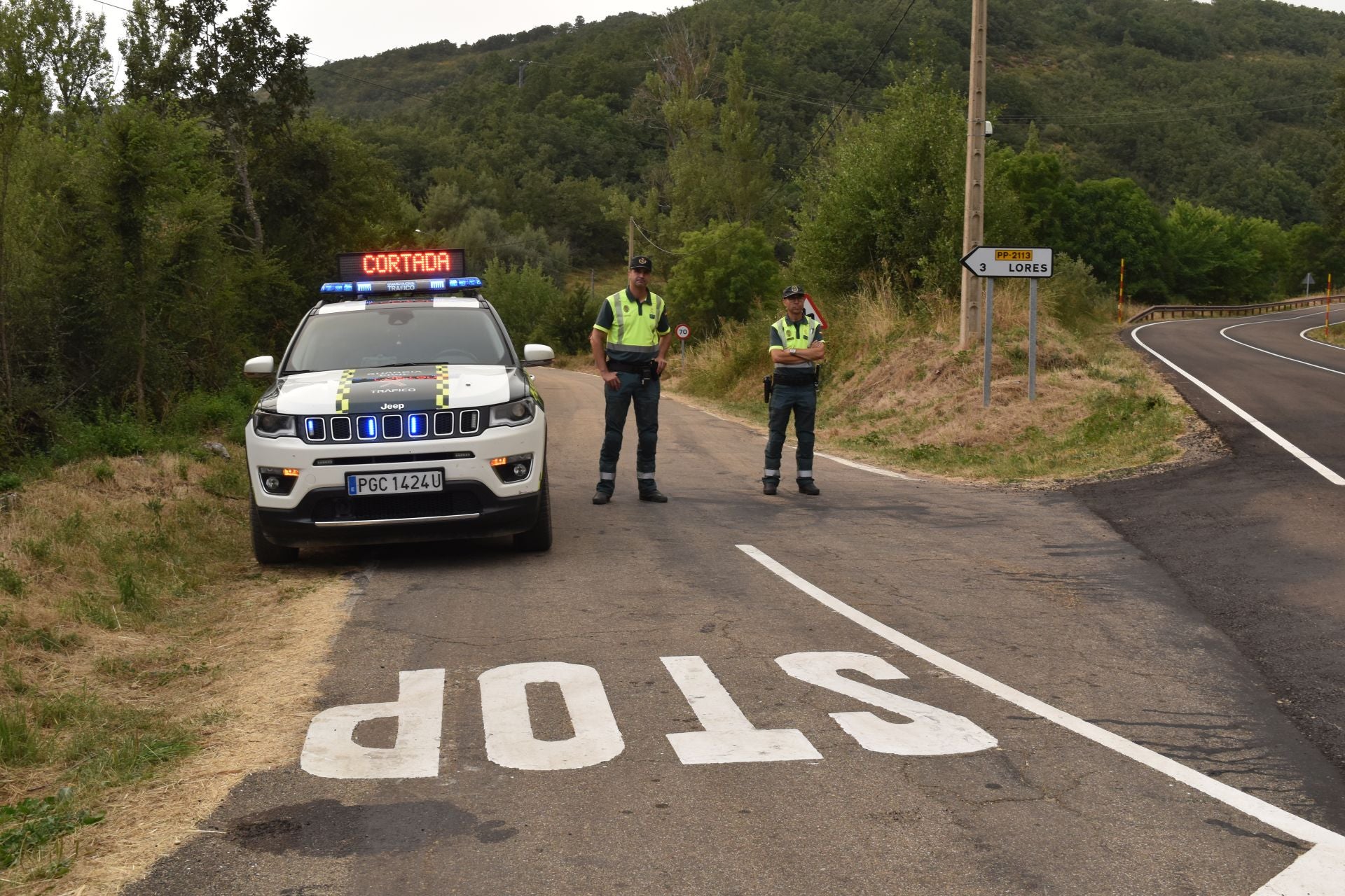 Preocupación en San Salvador de Cantamuda por el incendio de Resoba