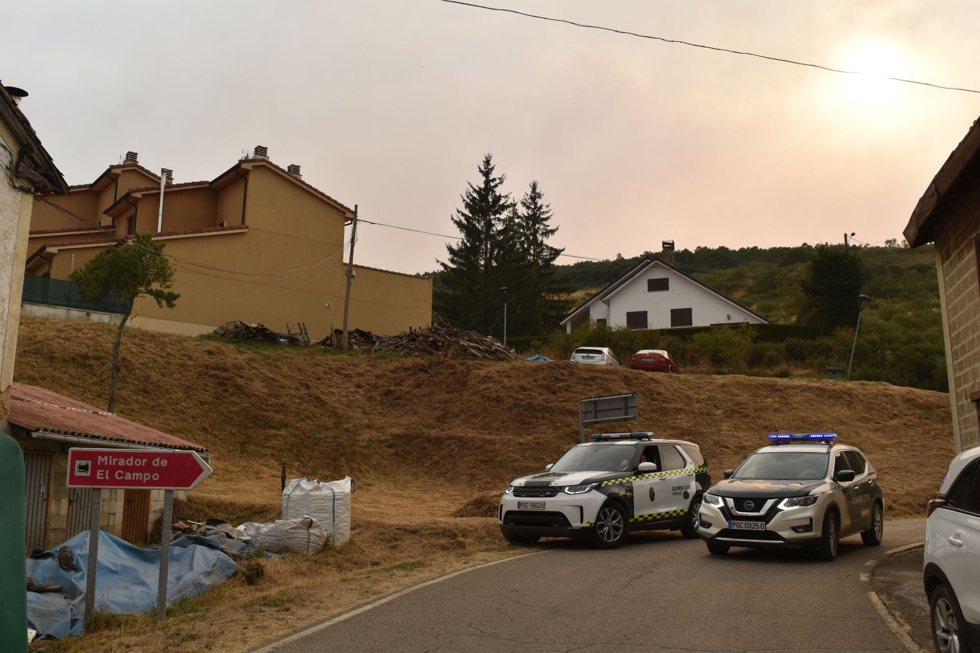 Preocupación en San Salvador de Cantamuda por el incendio de Resoba