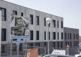Obras para terminar el nuevo colegio de las Concepcionistas en La Lastrilla.