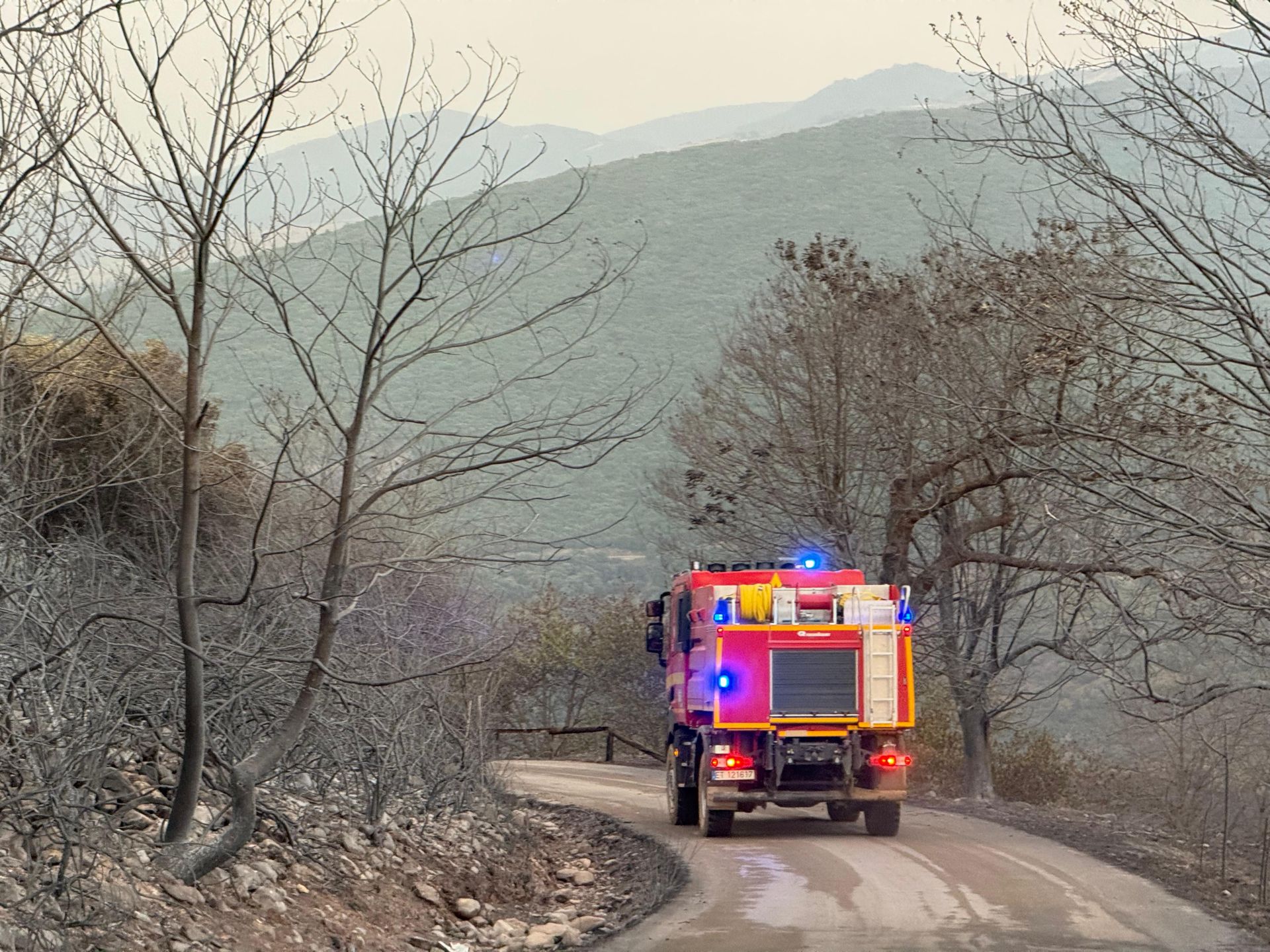 Así han quedado Las Médulas tras el incendio