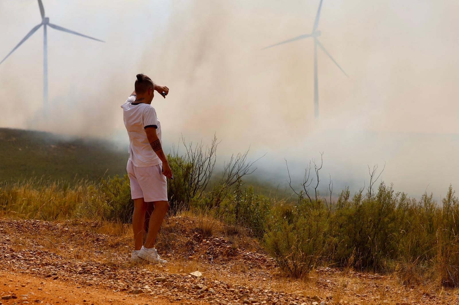 Las imágenes de la evacuación de los vecinos de Sesnández, en Zamora