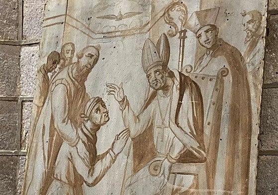 Imagen del boceto encontrado.