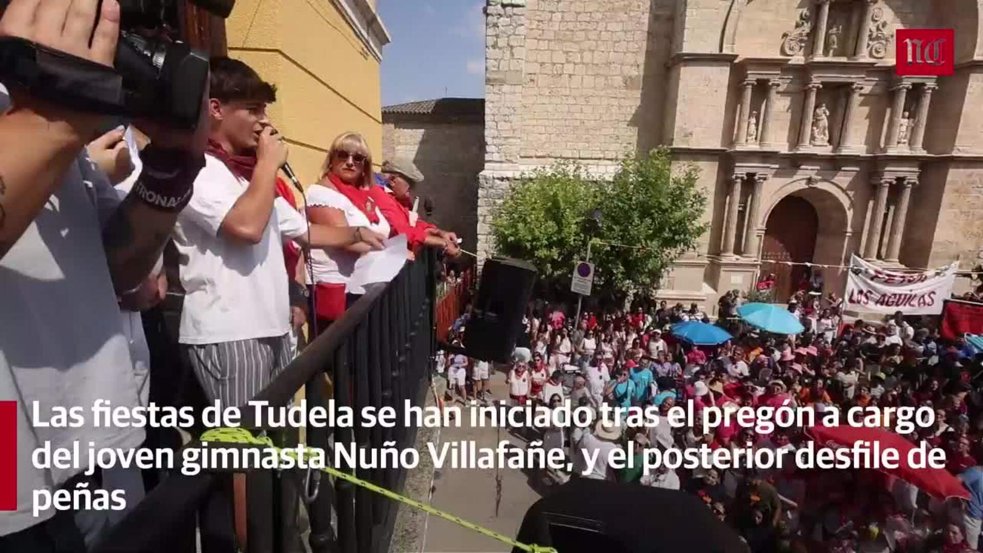 Inicio de las fiestas de Tudela de Duero