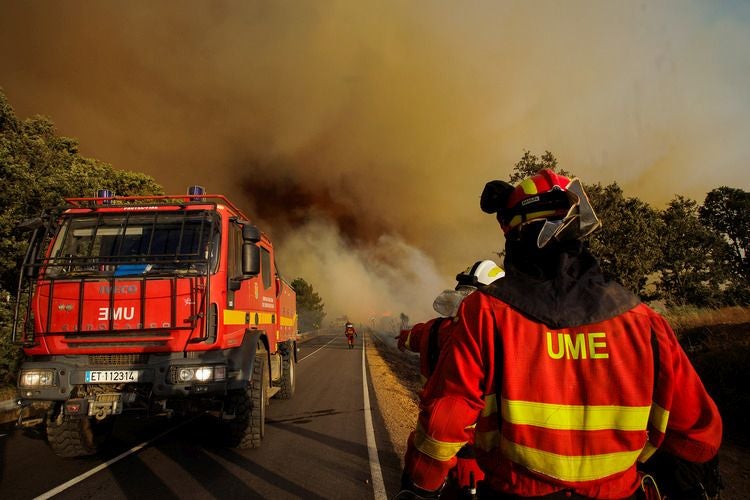 El incendio forestal en El Payo en nivel 2