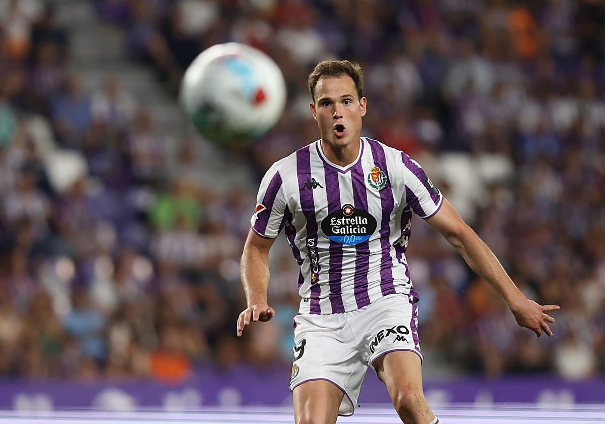 Latasa, durante el encuentro ante el Ceuta el pasado viernes.