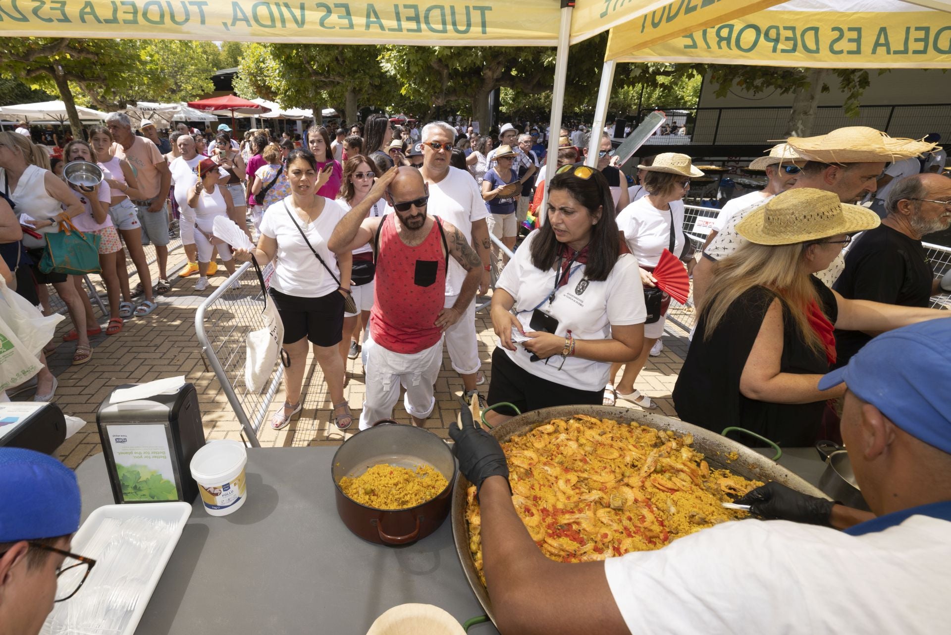 La paellada de Tudela, en imágenes