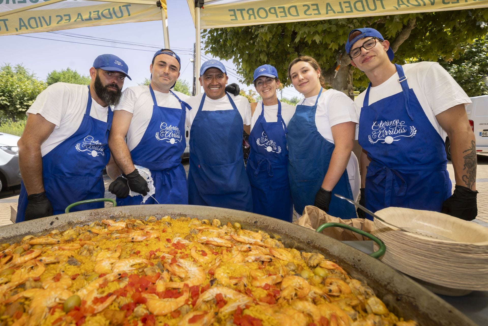 La paellada de Tudela, en imágenes