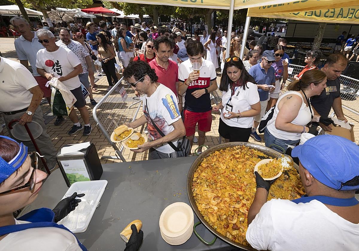 La paellada de Tudela, en imágenes