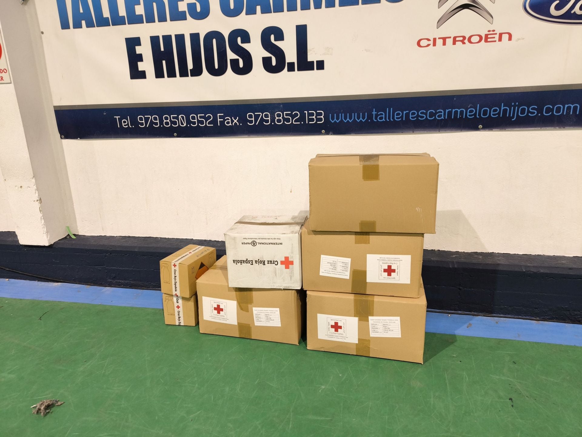 Guardo acoge a evacuados por los incendios