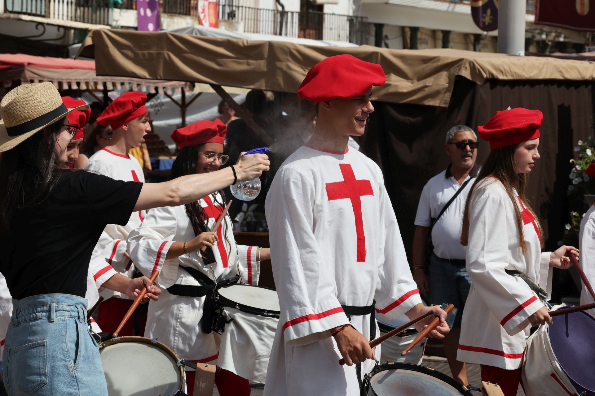 Ambiente en la Feria Renacentista de Medina del Campo este sábado