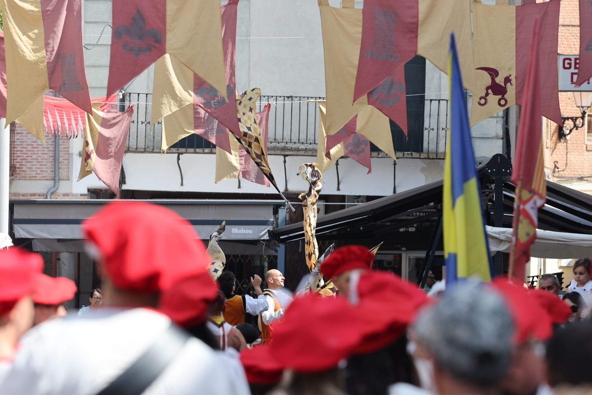 Ambiente en la Feria Renacentista de Medina del Campo este sábado