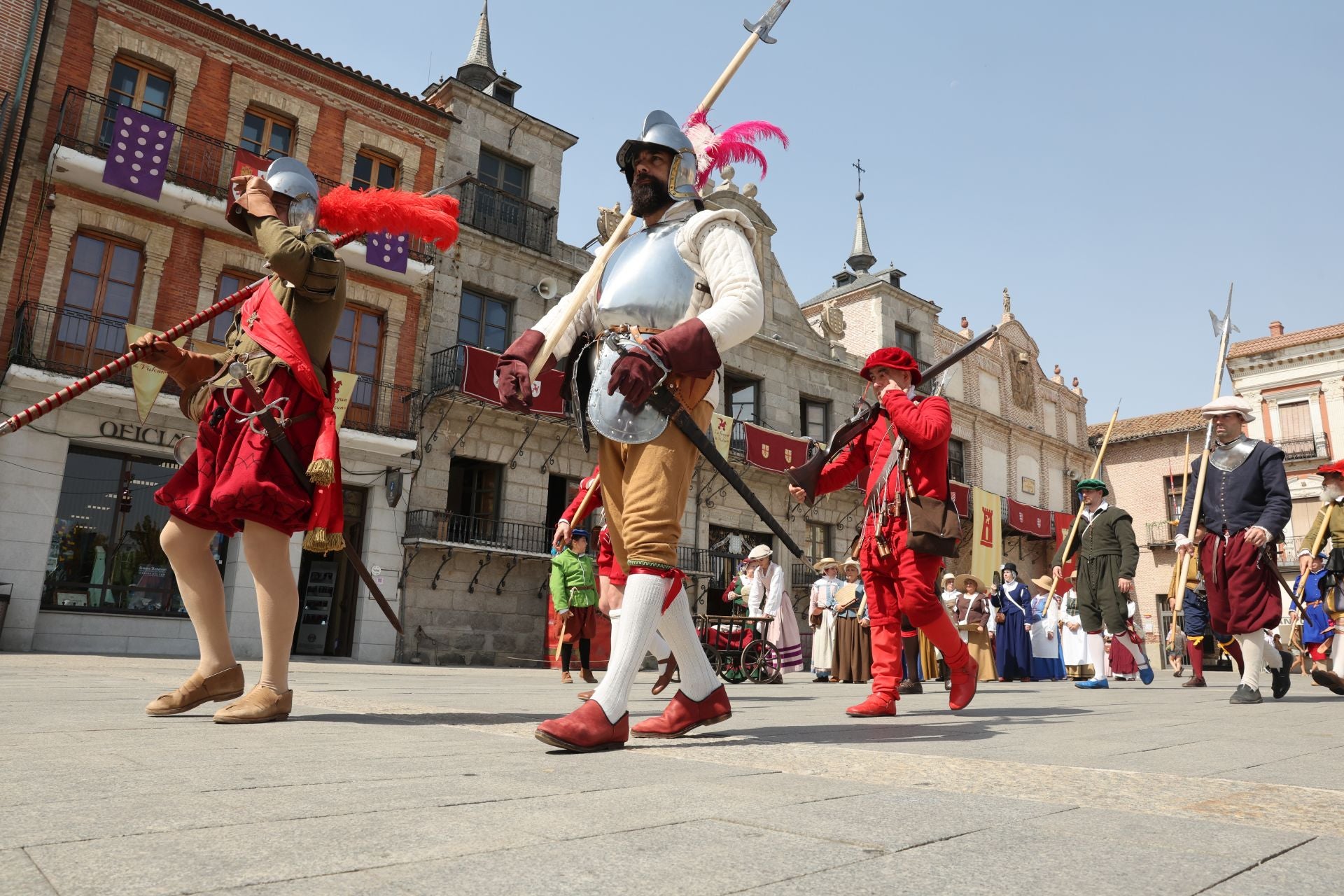 Ambiente en la Feria Renacentista de Medina del Campo este sábado