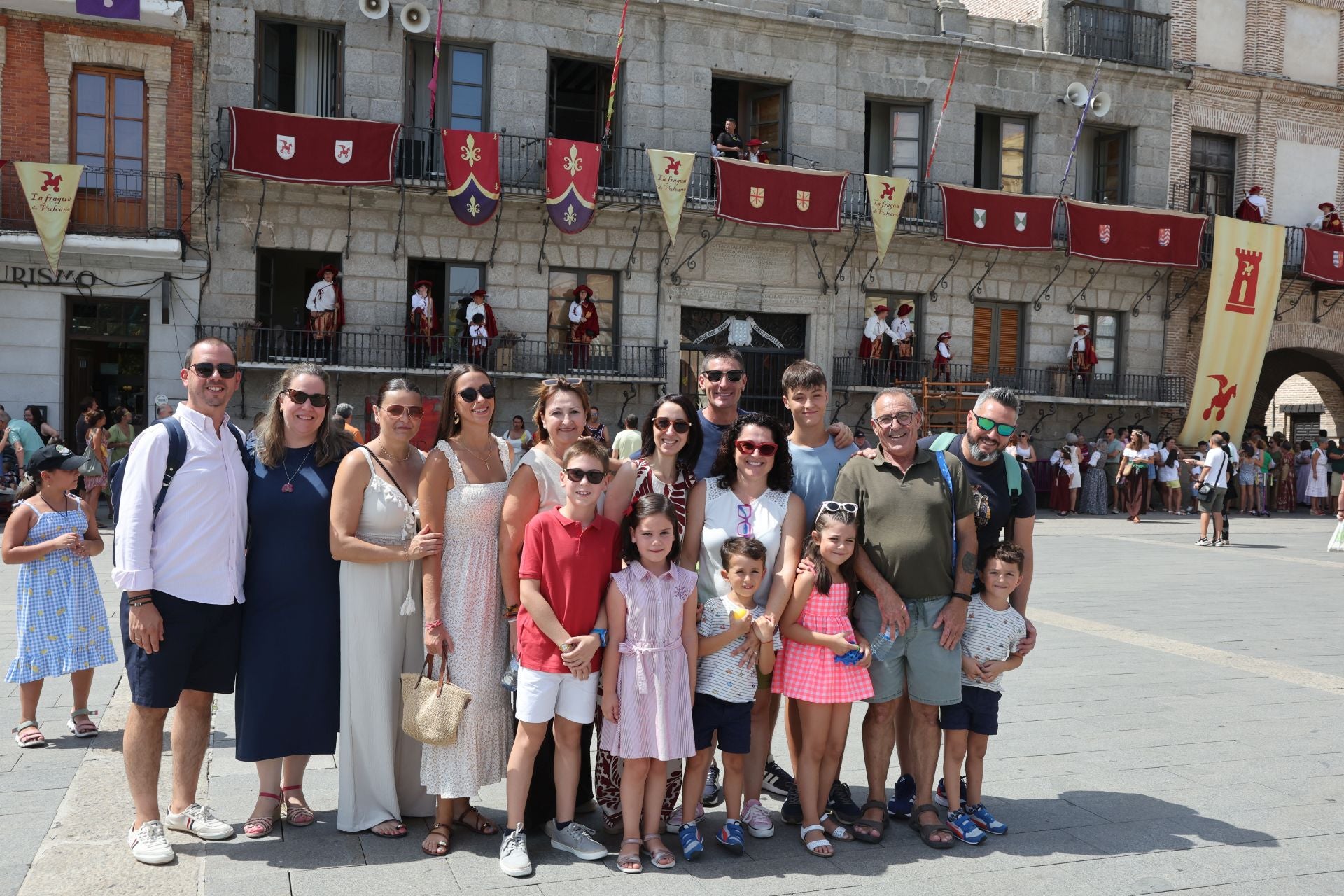 Ambiente en la Feria Renacentista de Medina del Campo este sábado