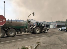 Guardo se protege para hacer frente al incendio de Canalejas