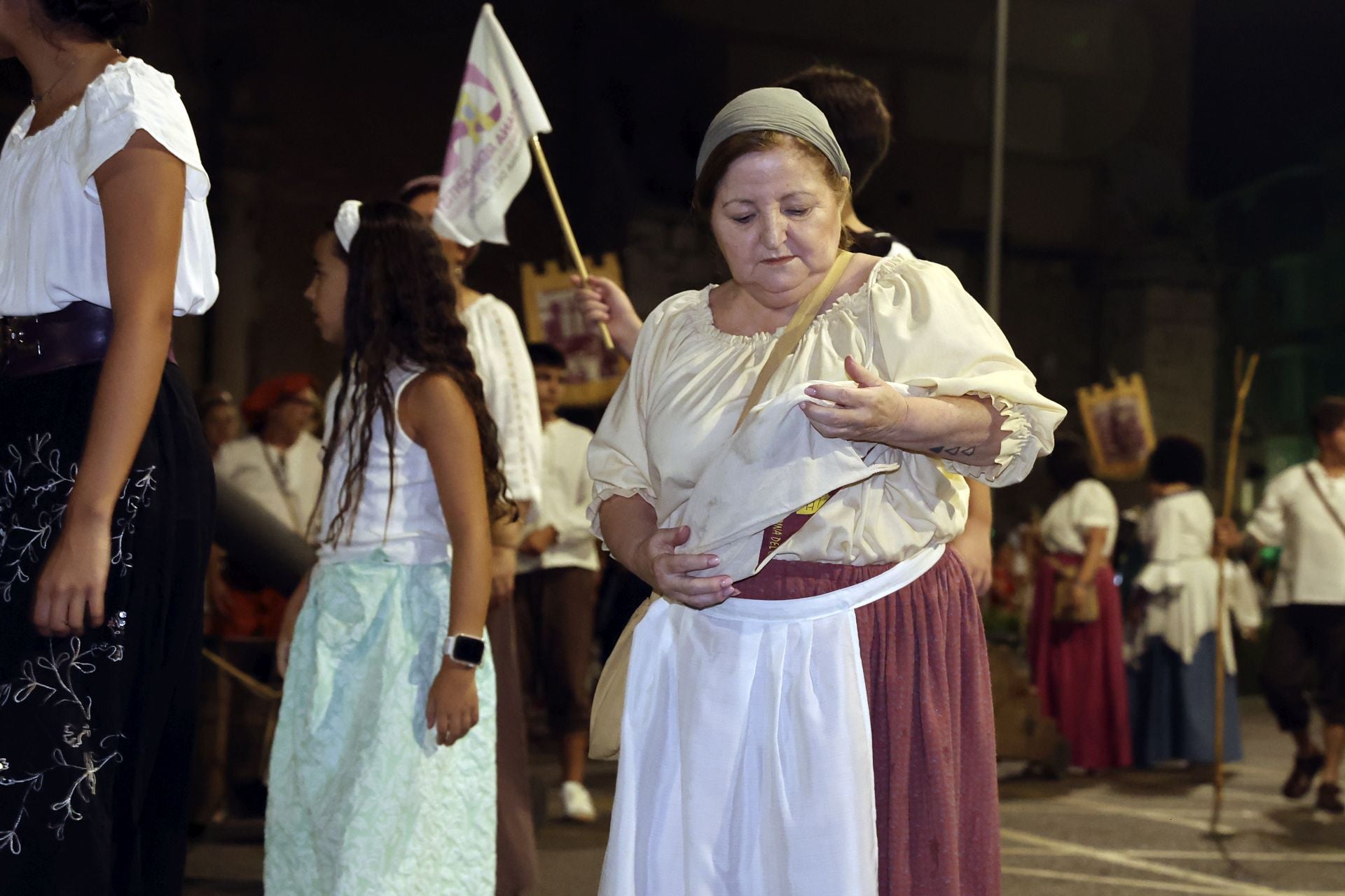 Recreación de la quema de Medina del Campo en la Semana Renacentista